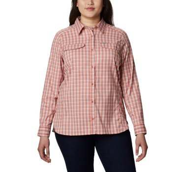 Dámské Košile Columbia Silver Ridge Lite Plaid Long Sleeve Plus Size Viacfarebný WJGAPH970